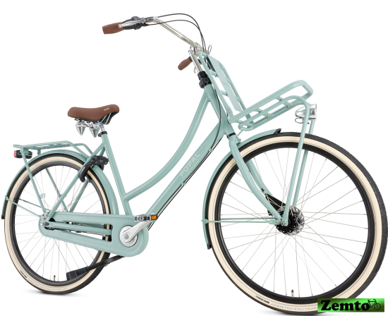 Damen Hollandrad Daily Dutch Prestige 7 Gang  , 53 cm, Mineral grün